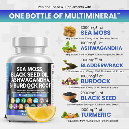 SuperHuman‎™ Sea Moss 16-in-1 Magic Blend