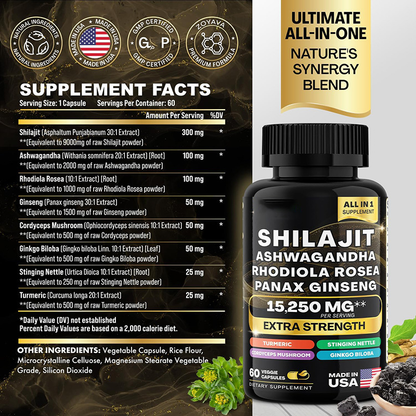 SuperHuman‎™ Shilajit Bulletproof Blend